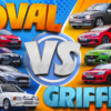 Ford vs Vauxhall Oval vs Griffin Instant Win competition with 8 cars and £1000 cash jackpot at Redline Competitions
