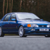 Ford Sierra Sapphire RS Cosworth 1988 in Crystal Blue Metallic with Compomotive wheels – Redline Competitions UK car competition