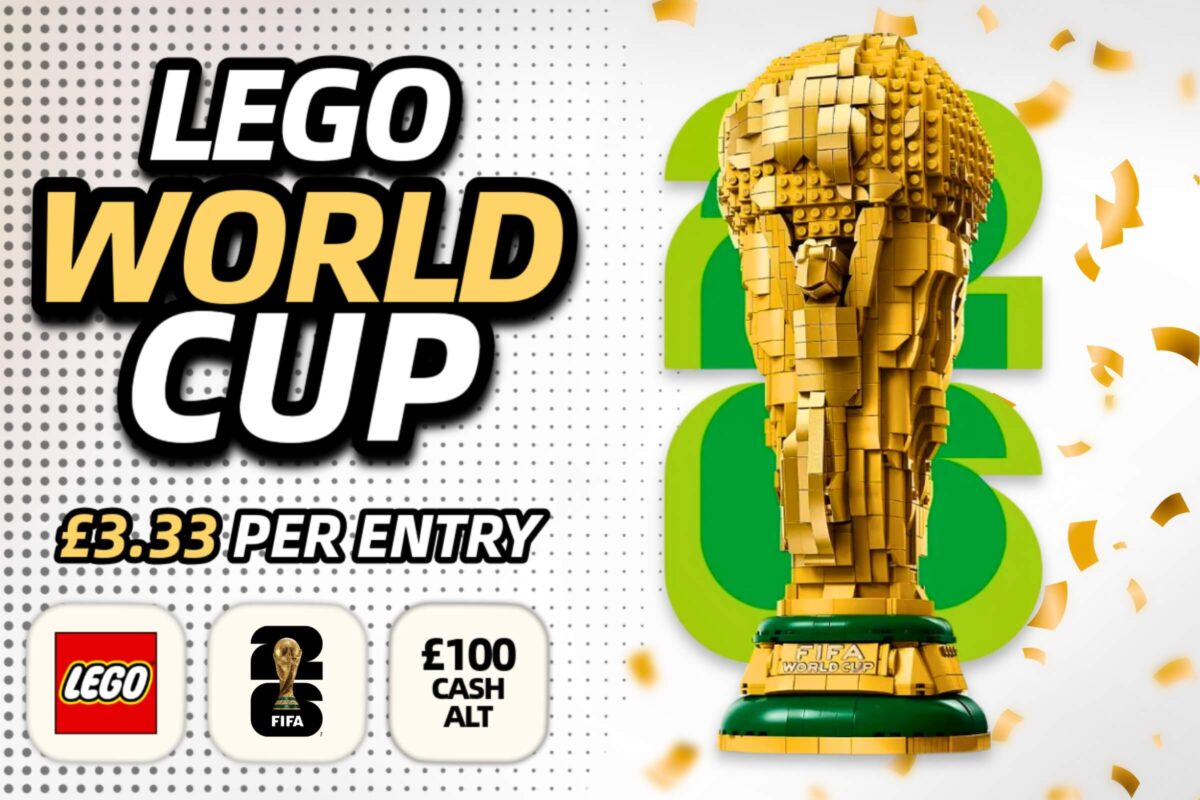 LEGO FIFA World Cup Official Trophy 43020 building set prize at Redline Competitions UK