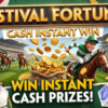 Festival Fortunes Instant Win cash prize competition from 19p entry with £500 jackpot at Redline Competitions