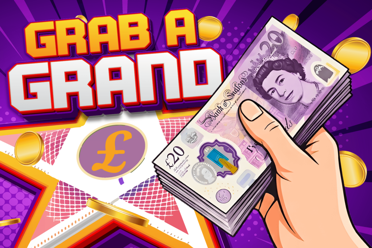 £1,000 cash instant win competition with 100 instant £1,000 prizes at Redline Competitions