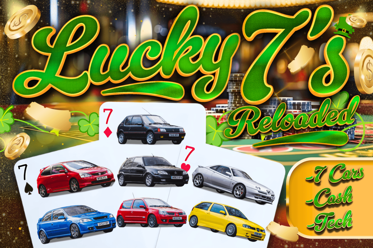 Lucky 7’s Reloaded 7 Car Instant Win Competition with over £160K in prizes including 7 cars cash and tech at Redline Competitions