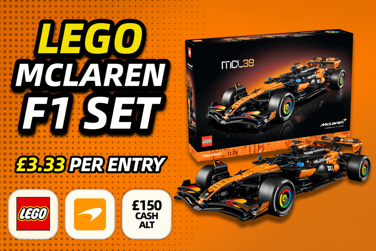 LEGO McLaren MCL39 F1 Car 1:8 scale model set – Redline Competitions prize