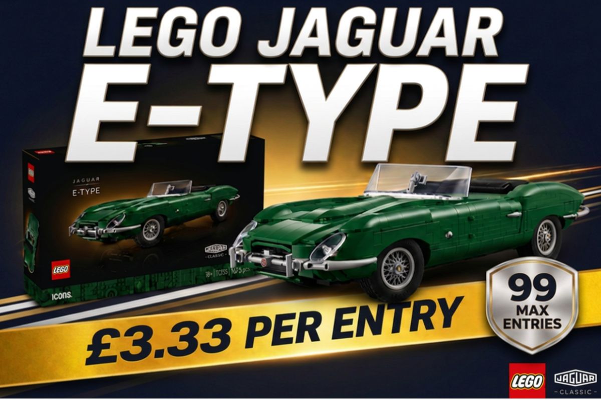 Win This Newly Released Lego Jaguar E-Type