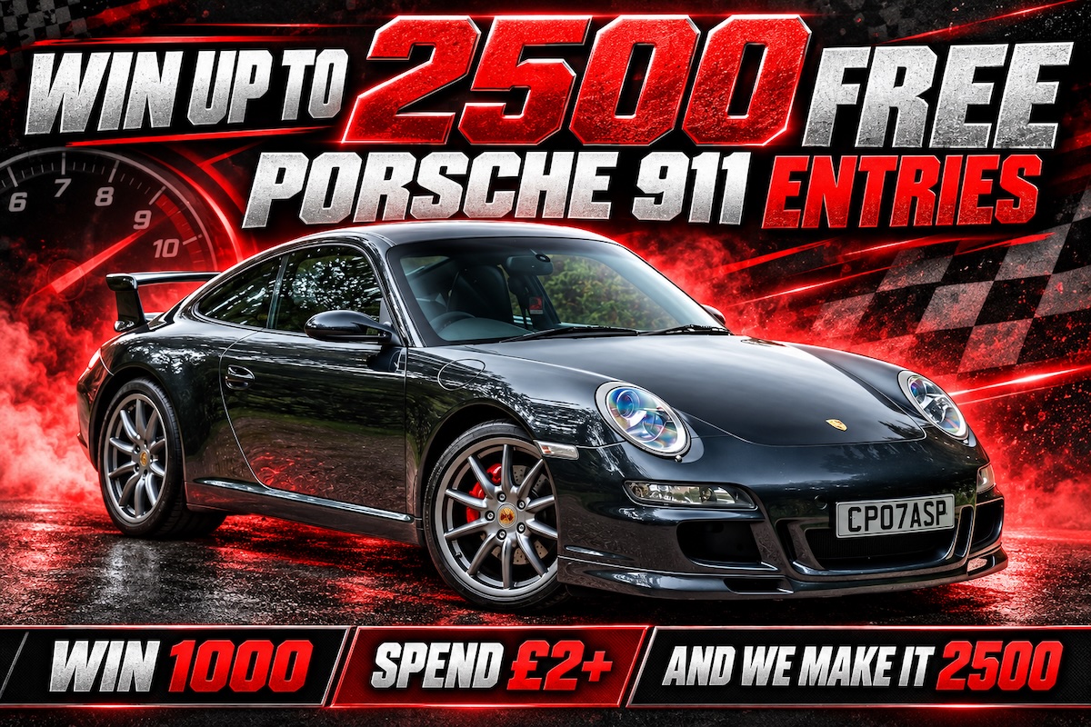 FREE – Win Up To 2500 Porsche 911 997 Entries