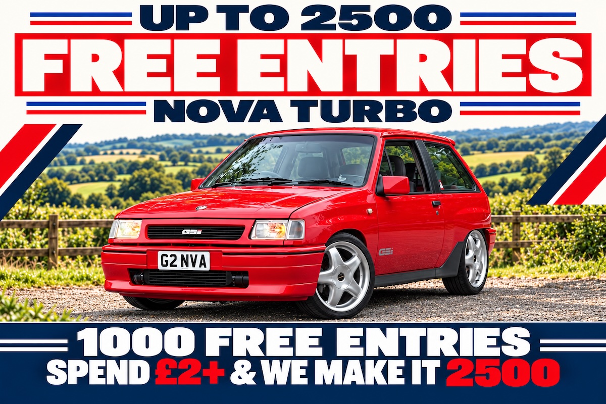 FREE – Win Up To 2500 Nova B204 Turbo Entries
